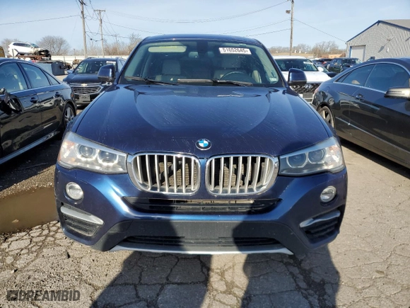2016 BMW X4 xDrive28i with VIN 5UXXW3C51G0R18922, listed as a Copart auction lot 51652645 with NaN miles and Clean Title. Bid and sale history available at carsss.com. Image 5.