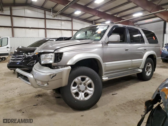 2001 Toyota 4Runner Limited with VIN JT3HN87R510339110, listed as a Copart auction lot 50285995 with 0 mi miles and Clean Title. Bid and sale history available at carsss.com. Image 1.