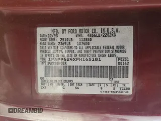 1993 Ford Thunderbird z VIN 1FAPP624XPH165181, wystawiony jako Copart lot #56587485 z przebiegiem 78 273 mil mil oraz Szkoda całkowita • Salvage title. Historia ofert i sprzedaży dostępna na DreamBid. Obrazek 12.