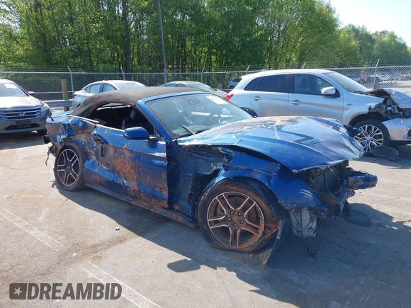 2022 Ford Mustang EcoBoost z VIN 1FATP8UH4N5102828, wystawiony jako IAAI lot #42073571 z przebiegiem 69 931 mil mil oraz . Historia ofert i sprzedaży dostępna na DreamBid. Obrazek 1.