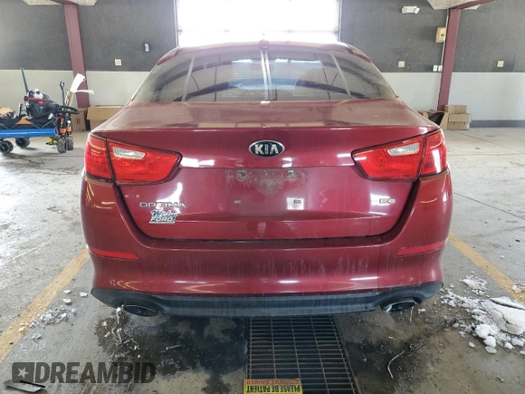 2015 Kia Optima LX with VIN 5XXGM4A78FG435796, listed as a Copart auction lot 45652035 with 160,528 mi miles and Salvage Title. Bid and sale history available at carsss.com. Image 6.