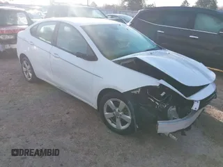 2015 Dodge Dart SXT with VIN 1C3CDFBB3FD172631, listed as a IAAI auction lot 41465717 with 1 mi miles. Bid and sale history available at carsss.com. Image 1.