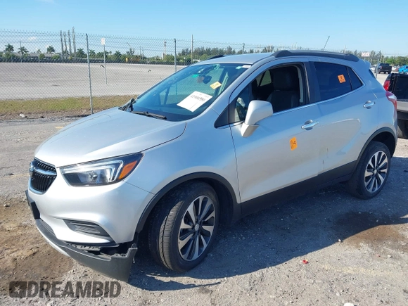 2021 Buick Encore Preferred with VIN KL4CJESM2MB363220, listed as a IAAI auction lot 41900550 with 41,205 mi miles and . Bid and sale history available at DreamBid. Image 2.