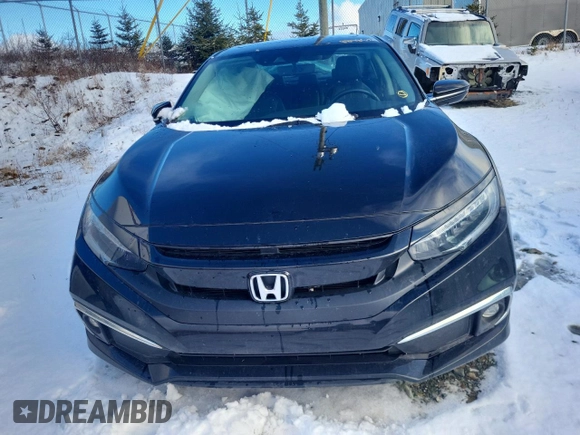 2020 Honda Civic Sedan Touring with VIN 2HGFC1F93LH105422, listed as a Copart auction lot 88485325 with 72,006 mi miles and Salvage Title. Bid and sale history available at carsss.com. Image 5.