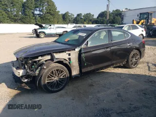 2019 Genesis G70 2.0T Advanced with VIN KMTG34LA8KU024903, listed as a Copart auction lot 68116404 with 45,004 mi miles and Salvage Title. Bid and sale history available at carsss.com. Image 1.