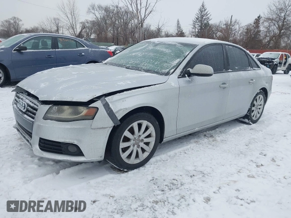 2012 Audi A4 2.0T Premium with VIN WAUAFAFL4CA119840, listed as a IAAI auction lot 41401233 with 75,545 mi miles. Bid and sale history available at carsss.com. Image 2.