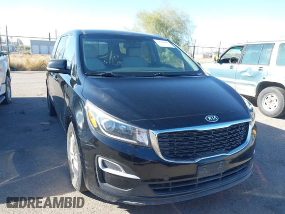 2020 Kia Sedona EX with VIN KNDMB5C11L6594029, listed as a IAAI auction lot 40951800 with 164,989 mi miles. Bid and sale history available at carsss.com. Image 13.