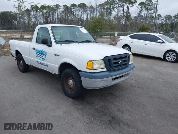 2005 Ford Ranger XL z VIN 1FTYR10U05PA57119, wystawiony jako IAAI lot #41537218 z przebiegiem 64 230 mil mil oraz . Historia ofert i sprzedaży dostępna na DreamBid. Obrazek 1.