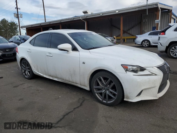 2015 Lexus IS 250 with VIN JTHCF1D2XF5017525, listed as a Copart auction lot 51175075 with 119,948 mi miles and Salvage Title. Bid and sale history available at DreamBid. Image 4.