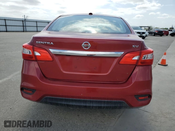 2016 Nissan Sentra S with VIN 3N1AB7AP4GL653658, listed as a Copart auction lot 53493495 with 122,748 mi miles and Salvage Title. Bid and sale history available at carsss.com. Image 6.