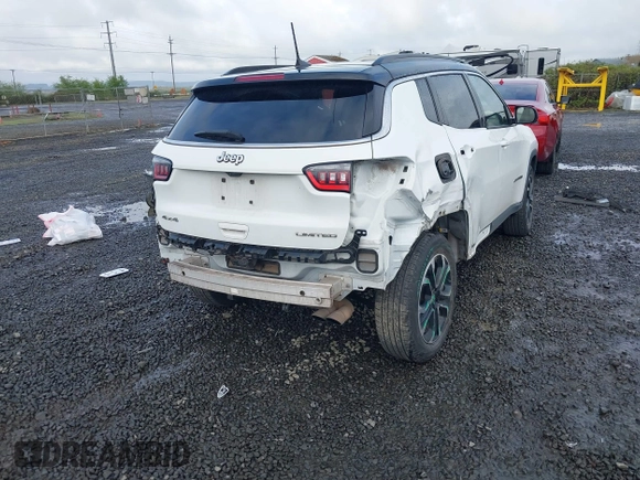 2022 Jeep Compass Limited with VIN 3C4NJDCB3NT203580, listed as a IAAI auction lot 42011823 with 34,844 mi miles and . Bid and sale history available at DreamBid. Image 6.