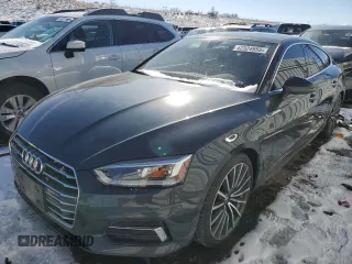 2018 Audi A5 Sportback Premium Plus with VIN WAUBNCF50JA108111, listed as a Copart auction lot 42324955 with 37,358 mi miles and Salvage Title. Bid and sale history available at carsss.com. Image 1.