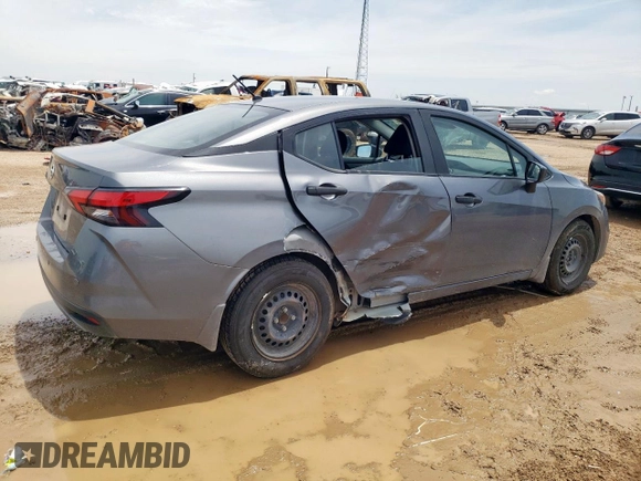 2021 Nissan Versa S with VIN 3N1CN8DV0ML907149, listed as a Copart auction lot 58723275 with 124,519 mi miles and Salvage title. Bid and sale history available at DreamBid. Image 3.