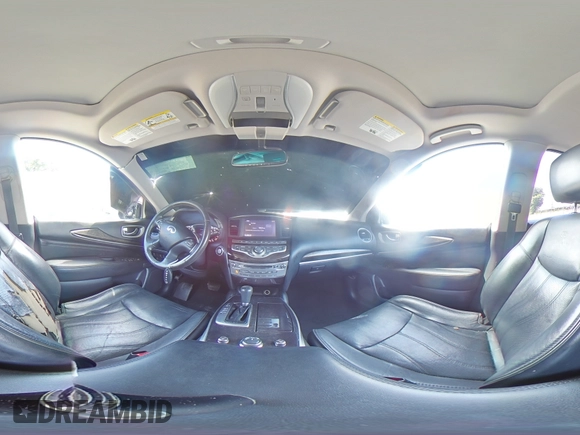 2014 Infiniti QX60 with VIN 5N1AL0MN1EC523322, listed as a Copart auction lot 58406745 with 156,217 mi miles and Salvage title. Bid and sale history available at DreamBid. Image 15.