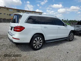2017 Mercedes-Benz GLS 450 with VIN 4JGDF6EE4HA796194, listed as a Copart auction lot 57115154 with 92,454 mi miles and Salvage Title. Bid and sale history available at DreamBid. Image 3.
