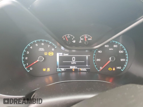 2017 GMC Canyon 2WD SLE z VIN 1GTG5CEN1H1303543, wystawiony jako Copart lot #55389985 z przebiegiem 82 430 mil mil oraz Szkoda całkowita • Salvage title. Historia ofert i sprzedaży dostępna na DreamBid. Obrazek 9.
