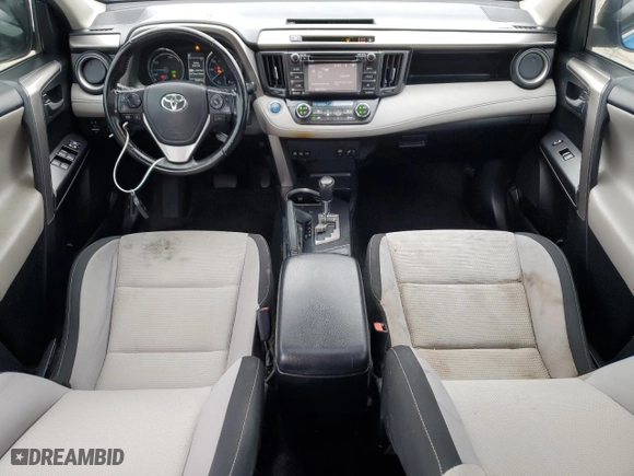 2017 Toyota RAV4 Hybrid XLE with VIN JTMRJREV8HD113986, listed as a Copart auction lot 46292565 with 48,872 mi miles and Salvage Title. Bid and sale history available at carsss.com. Image 8.
