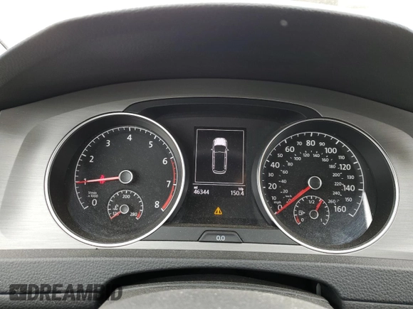 2017 Volkswagen Golf SportWagen S with VIN 3VWC17AU4HM510099, listed as a Copart auction lot 46581174 with 46,344 mi miles. Bid and sale history available at carsss.com. Image 9.