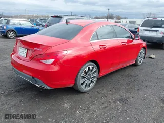 2018 Mercedes-Benz CLA with VIN WDDSJ4GB7JN595119, listed as a IAAI auction lot 41782982 with 105,071 mi miles. Bid and sale history available at carsss.com. Image 4.