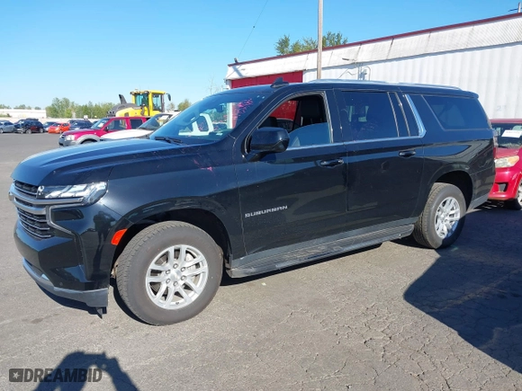 2023 Chevrolet Suburban LT with VIN 1GNSKCKD4PR291622, listed as a IAAI auction lot 42058362 with 67,252 mi miles. Bid and sale history available at carsss.com. Image 17.