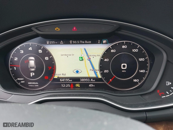 2018 Audi Q5 Premium Plus with VIN WA1BNAFY3J2095957, listed as a IAAI auction lot 40531503 with 64,195 mi miles. Bid and sale history available at carsss.com. Image 7.