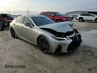 2023 Lexus IS 350 F Sport with VIN JTHGZ1B24P5071822, listed as a Copart auction lot 54992915 with 17,833 mi miles and Salvage title. Bid and sale history available at DreamBid. Image 13.