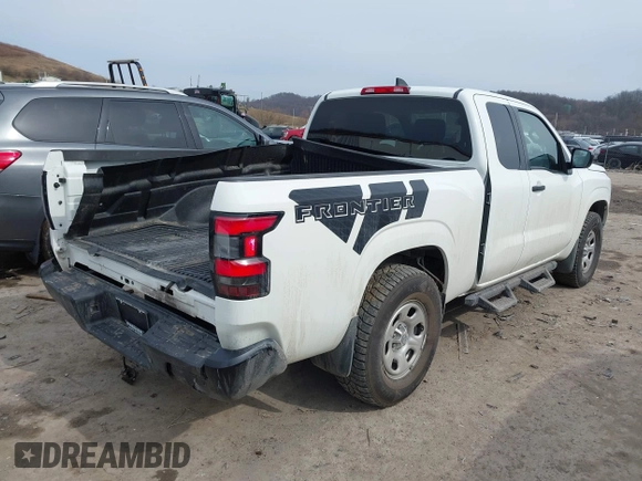 2022 Nissan Frontier S with VIN 1N6ED1CM6NN617859, listed as a IAAI auction lot 41722628 with 55,561 mi miles and . Bid and sale history available at DreamBid. Image 4.
