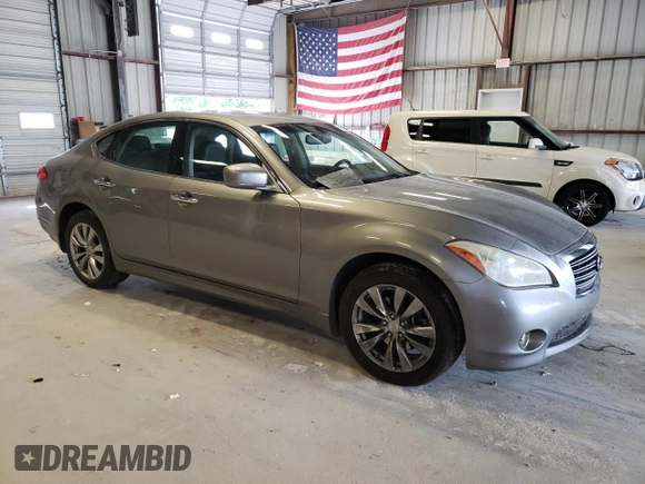 2013 Infiniti M37 with VIN JN1BY1AR2DM602789, listed as a Copart auction lot 68795164 with 122,533 mi miles and Salvage Title. Bid and sale history available at carsss.com. Image 4.