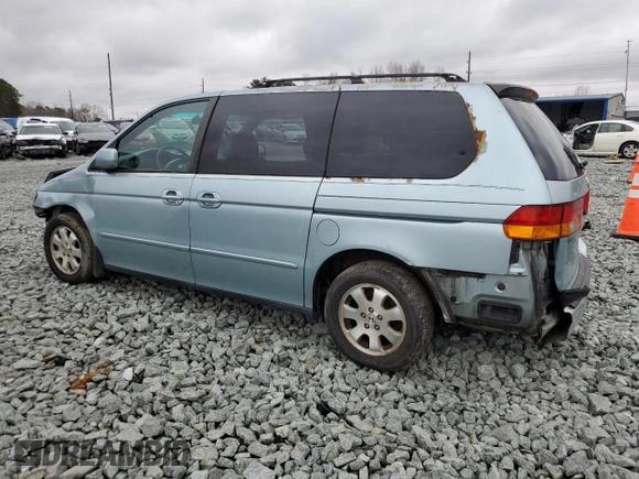 2003 Honda Odyssey EX-L with VIN 5FNRL18913B134321, listed as a Copart auction lot 44525465 with 254,666 mi miles and Salvage Title. Bid and sale history available at DreamBid. Image 2.