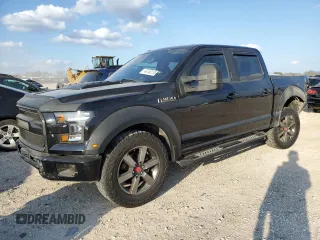 2016 Ford F-150 XL with VIN 1FTEW1CG8GKE60198, listed as a Copart auction lot 44146135 with 101,217 mi miles and Salvage Title. Bid and sale history available at carsss.com. Image 1.