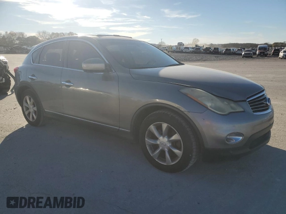 2010 Infiniti EX Journey with VIN JN1AJ0HR8AM752269, listed as a Copart auction lot 80540214 with 178,461 mi miles and Clean Title. Bid and sale history available at DreamBid. Image 4.