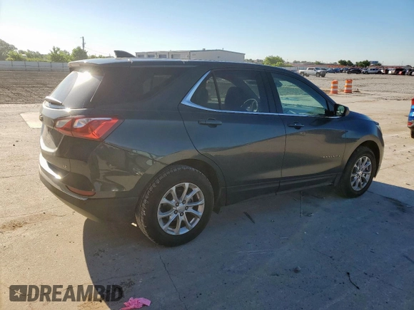 2020 Chevrolet Equinox LT z VIN 2GNAXJEVXL6129151, wystawiony jako Copart lot #56018105 z przebiegiem 73 261 mil mil oraz Szkoda całkowita • Salvage title. Historia ofert i sprzedaży dostępna na DreamBid. Obrazek 3.