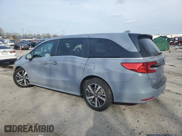 2023 Honda Odyssey Touring with VIN 5FNRL6H83PB053962, listed as a Copart auction lot 51461865 with 24,808 mi miles and Salvage Title. Bid and sale history available at DreamBid. Image 2.