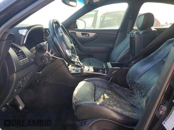 2016 Infiniti QX70 with VIN JN8CS1MU2GM670893, listed as a Copart auction lot 74888974 with Not Provided miles and Non Repairable. Bid and sale history available at DreamBid. Image 7.