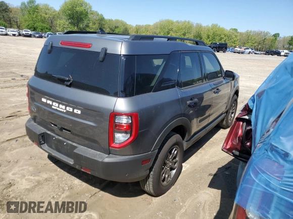 2024 Ford Bronco Sport Big Bend with VIN 3FMCR9B65RRF40980, listed as a Copart auction lot 52363995 with 2,038 mi miles and Clean title. Bid and sale history available at DreamBid. Image 3.