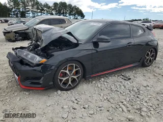 2019 Hyundai Veloster N with VIN KMHT36AH9KU003191, listed as a Copart auction lot 73711204 with 49,528 mi miles and Salvage Title. Bid and sale history available at carsss.com. Image 1.