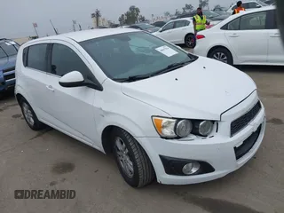 2012 Chevrolet Sonic LT with VIN 1G1JC6SH3C4143595, listed as a IAAI auction lot 40617924 with 156,246 mi miles and . Bid and sale history available at DreamBid. Image 1.