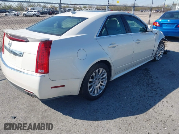 2011 Cadillac CTS Performance with VIN 1G6DJ5EY5B0158785, listed as a IAAI auction lot 41775314 with 158,548 mi miles. Bid and sale history available at carsss.com. Image 4.