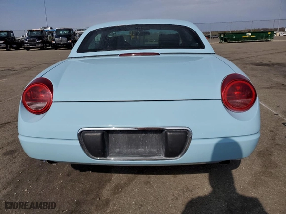 2004 Ford Thunderbird Deluxe with VIN 1FAHP60A14Y103516, listed as a Copart auction lot 52055585 with 69,655 mi miles and Salvage Title. Bid and sale history available at carsss.com. Image 6.