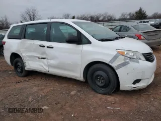 2017 Toyota Sienna L with VIN 5TDZZ3DC8HS855623, listed as a Copart auction lot 83327124 with 209,335 mi miles and Salvage Title. Bid and sale history available at DreamBid. Image 4.