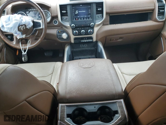 2020 Ram 1500 Laramie with VIN 1C6SRFDT8LN121976, listed as a Copart auction lot 66707184 with 80,004 mi miles and Salvage Title. Bid and sale history available at carsss.com. Image 8.