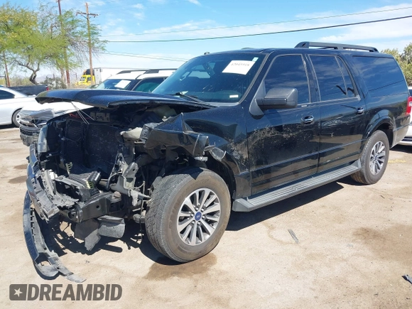 2017 Ford Expedition EL XLT with VIN 1FMJK1HT4HEA08227, listed as a IAAI auction lot 42045918 with 147,025 mi miles. Bid and sale history available at carsss.com. Image 2.