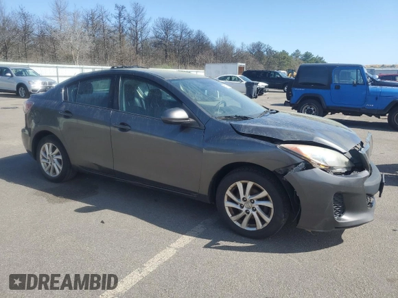 2012 Mazda 3 i Touring with VIN JM1BL1V84C1652204, listed as a Copart auction lot 55199145 with 170,855 mi miles and Clean Title. Bid and sale history available at carsss.com. Image 4.
