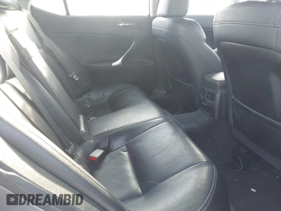 2012 Lexus IS 250 with VIN JTHCF5C21C5055214, listed as a IAAI auction lot 41482619 with 145,922 mi miles and . Bid and sale history available at DreamBid. Image 8.
