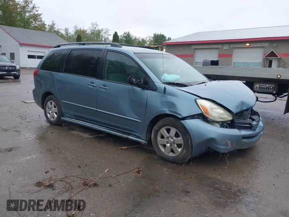 2005 Toyota Sienna CE with VIN 5TDZA23C75S371375, listed as a IAAI auction lot 42297274 with 241,609 mi miles and . Bid and sale history available at DreamBid. Image 1.