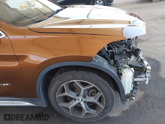 2017 BMW X1 xDrive28i with VIN WBXHT3C34H5F75885, listed as a IAAI auction lot 42655580 with 54,609 mi miles and . Bid and sale history available at DreamBid. Image 19.