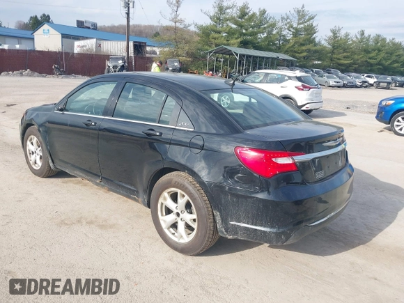 2012 Chrysler 200 Touring with VIN 1C3CCBBB7CN109131, listed as a IAAI auction lot 41817359 with 218,114 mi miles. Bid and sale history available at carsss.com. Image 3.