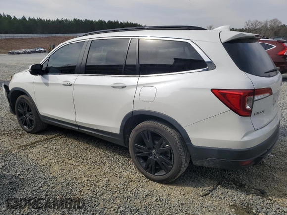 2021 Honda Pilot Special Edition with VIN 5FNYF5H21MB008099, listed as a Copart auction lot 48879145 with 57,979 mi miles and Salvage Title. Bid and sale history available at DreamBid. Image 2.