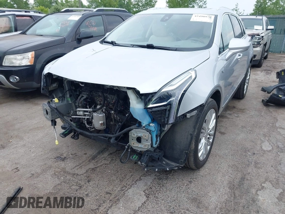 2019 Cadillac XT5 Premium Luxury AWD with VIN 1GYKNFRS6KZ245024, listed as a IAAI auction lot 42490970 with 54,917 mi miles and . Bid and sale history available at DreamBid. Image 6.