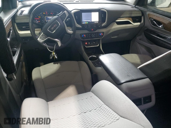 2020 GMC Terrain SLE with VIN 3GKALTEV5LL337681, listed as a Copart auction lot 59696575 with 57,815 mi miles and Salvage title. Bid and sale history available at DreamBid. Image 8.